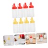 ABOOFAN 8pcs Mini Squeeze Bottles Reusable Leak Condiment Containers for