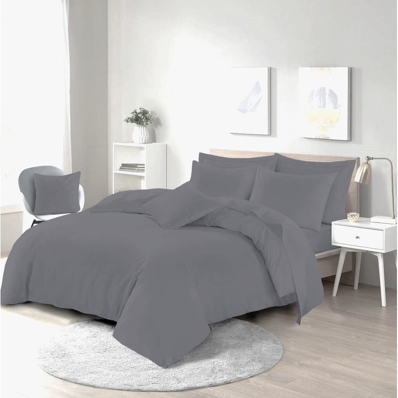 EXQUIZIT HOME Duvet Quilt Cover Bedding Set With Matching Pillow