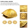 Zerodeko Copper Turtle Shell Hanging Ornament - Delicate Turtle Shell