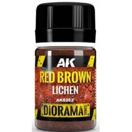 AKI-8262 AK Interactive Diorama Series: Red Brown Lichen 35ml Bottle