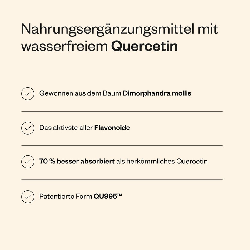 Super Quercetin - Reduces Allergies - Strengthens Immunity - Absorbs