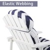 Enipate Weather Resistant Adirondack Chair Cushions High Back Indoor Outdoor