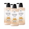 Happy Bath 해피바스 정말 순한 바디밀크 400ml 3개 Happy Bath