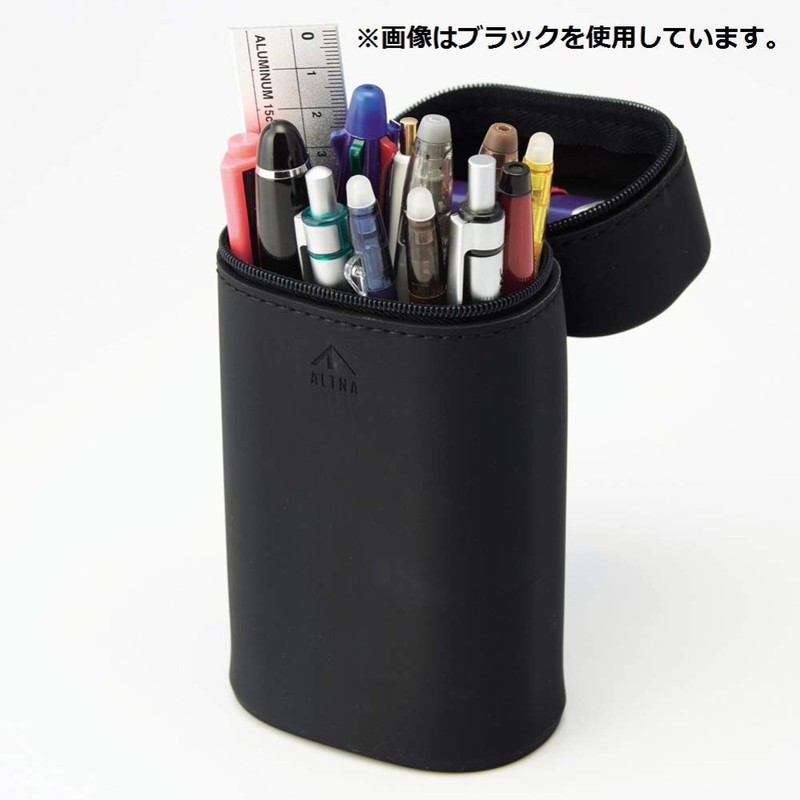 Lihit Lab Stand Pen Case with Magnet, Olive A7759-22