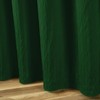 Tititex Dark Green Crumpled Shower Curtain, Textured Heavy Duty 156GSM