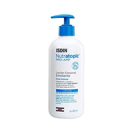 ISDIN Nutratopic Pro-AMP Moisturising Lotion for Atopic Skin (400 ml) Moisturises and Soothes Atopic Skin