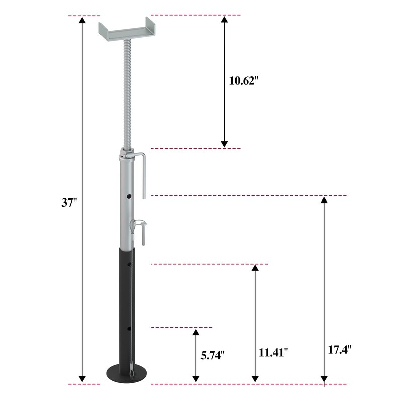 Tnyeobae Heavy Duty RV Slide Out Support - Adjusts from
