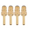 4 PCS Water Fountain Nozzles Pure Copper Large Hexagonal Direct
