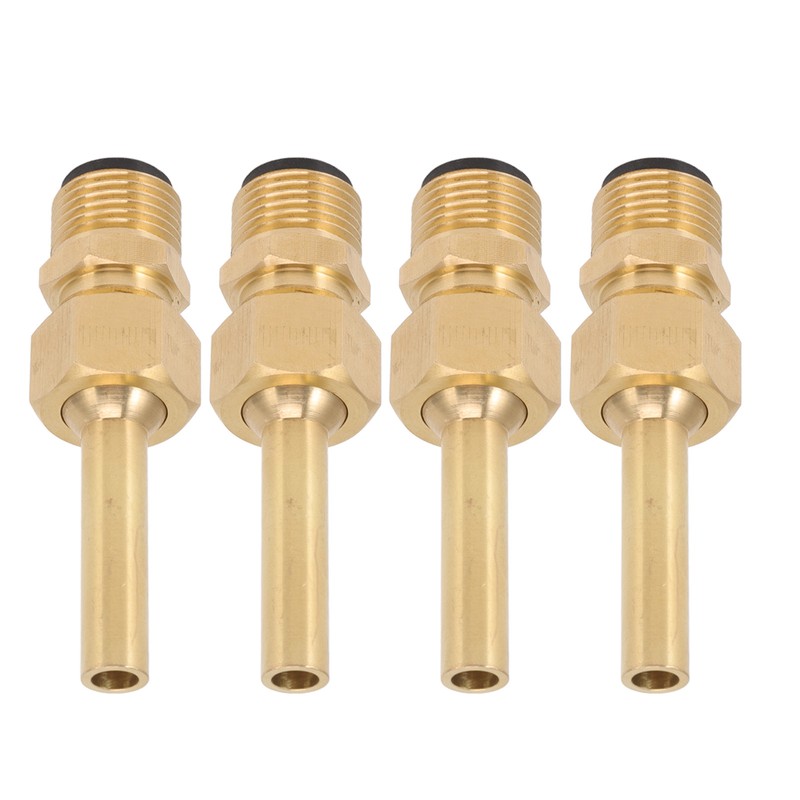 4 PCS Water Fountain Nozzles Pure Copper Large Hexagonal Direct