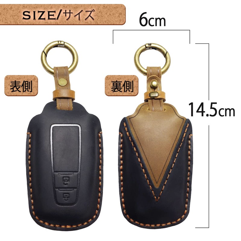 [MKMC] Smart Key Case, Leather, Chr Harrier 80 Series, Corolla
