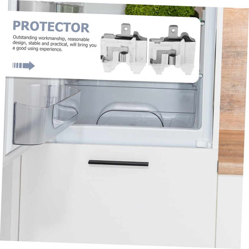 HOMSFOU Pack of 2 Overload Protection Mini Fridge Mini Drinks