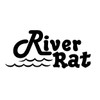 The Original River Rat on Water Diecut Vinyl Decal by