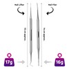 Double Ended Ingrown Toenail Lifter and Toe Nail File must