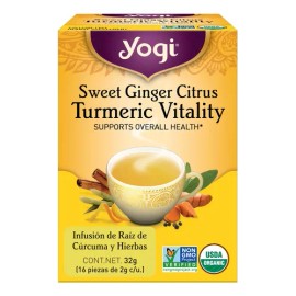 Yogi Té De Cúrcuma Y Hierbas 16 Sobres 32g