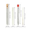 TOVINANNA Natural Soapstone Pencil 5.6" Flat Soapstone Marker Refillable Welding