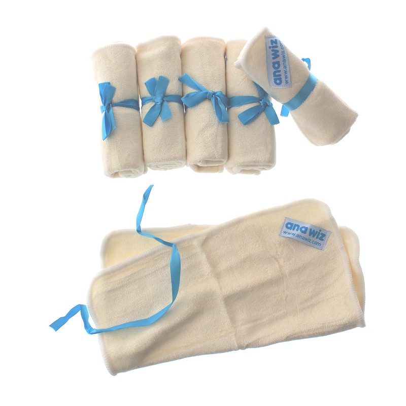 Premium Bamboo Baby Wash Cloths (Pack of 6) - Ultra