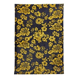 Vera Bradley Women's Collegiate Plush Xl Throw Blanket (Multiple Teams Available), West Virginia University Navy/Gold Rain Garden, One Size