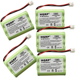 HQRP 5-Pack Phone Battery for VTech 89-1323-00-00 8913230000 891323, Battery 6822, 6897, DS4121-3, DS4121-4, DS4122-3, i6717, i6725, 6765, 6772 Cordless Telephone