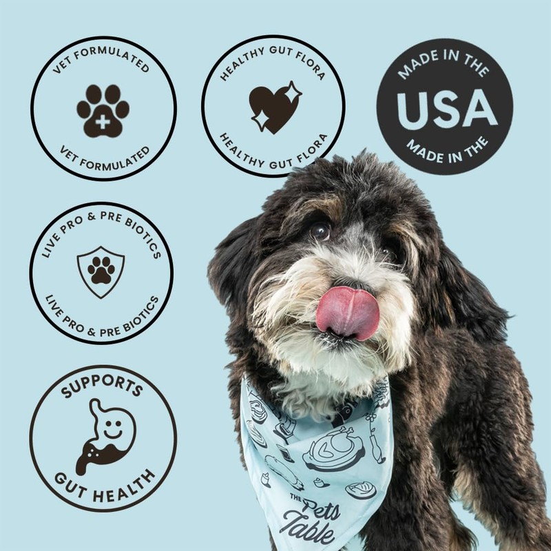 The Pets Table Probiotic Soft Chews Duck Flavored Gut Health