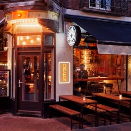 Neon Open Sign for Business, 16"x 9" Dimmable LED Open Sign, USB Ultra Bright Electric Light up Sign, Adjustable Bright LED Neon Open Sign for Window Stores Restaurants Offices Shops Bar Cafe