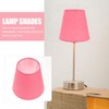 HEMOTON Lamp Shades Ceiling Table Lamp Shade Pink Cloth Ceiling