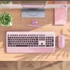 KOPJIPPOM Wireless Keyboard and Mouse Set with Quiet Keys, 2.4G