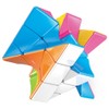 Twisty Speed Cube 3X3X3 Twisted Magic Cube Puzzle Toy Stickerless