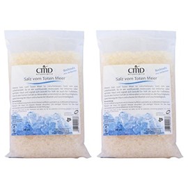 CMD Neutral Bath Salts Dead Sea Salt – 2 Pair Pack (2x500g = 1000g/1kg) Organic Vegan Natural Cosmetics