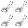 4pcs x For Denso 2 Pin Injector Connector Plug With