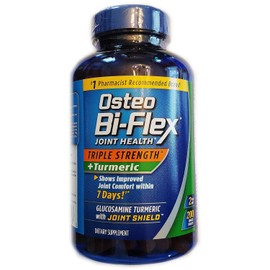 Osteo Flex Triple Fuerza Cúrcuma 200 Tabletas Glucosamina Hci Curcumina Suplemento Articulado Hombres Mujeres