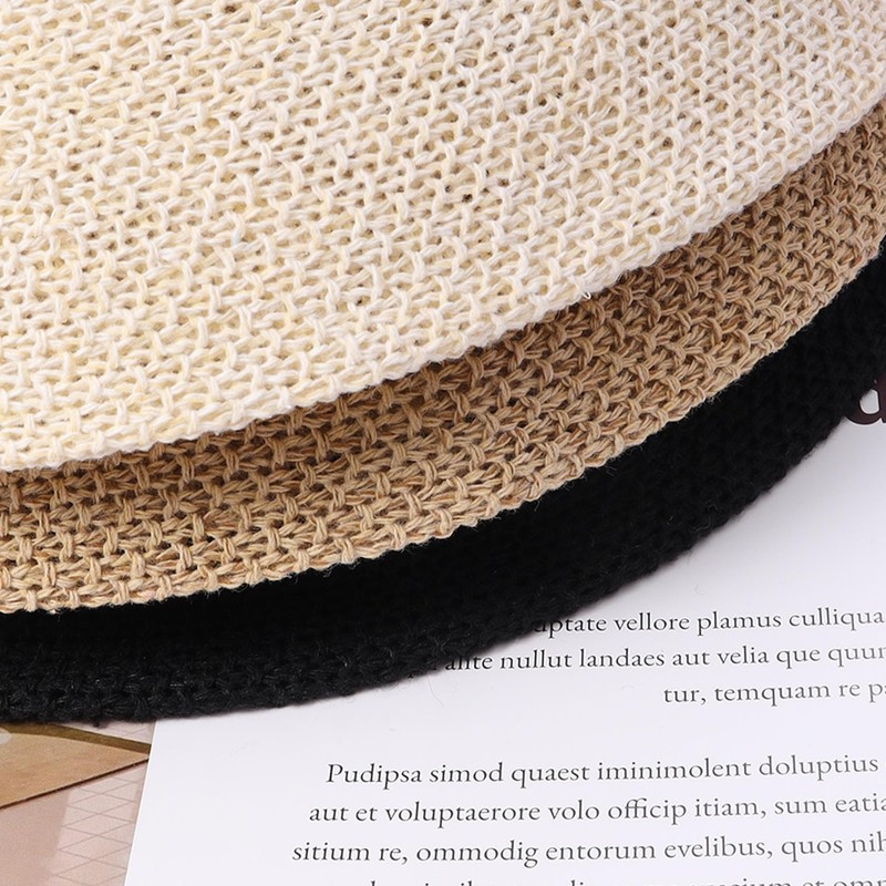 MILAKOO Crochet Bucket Hat Knit Braided Floppy Soild Colour Cap