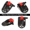 SAUYRASY 4Pcs Planer Board Zams pro Release Clips Fishing in-line