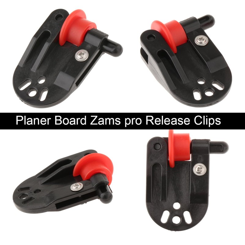 SAUYRASY 4Pcs Planer Board Zams pro Release Clips Fishing in-line