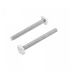uxcell Square Head Bolt, 2pcs M6x55mm Fully Thread 304 Stainless