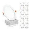 PARMIDA (12 Pack) 6 Inch Ultra-Thin LED Recessed Ceiling Light