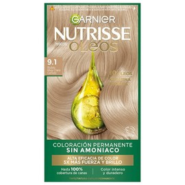 Tinte para cabello Nutrisse Oleos sin amoniaco 9.1 rubio cenizo