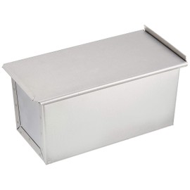 Endoshoji TKG WSY1503 Bread Mold, 2 Loafs, Depth x Width x Height, Inner 9.9 x 4.7 x 4.9 inches (252 x 120 x 113 x 125 mm), Fluorine Coated on Altite Material for Heat Resistant and Easy to Remove,