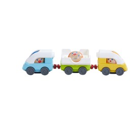 HABA Kullerbü 306496 – Express Train, Toy Vehicle from 2 Years, Green