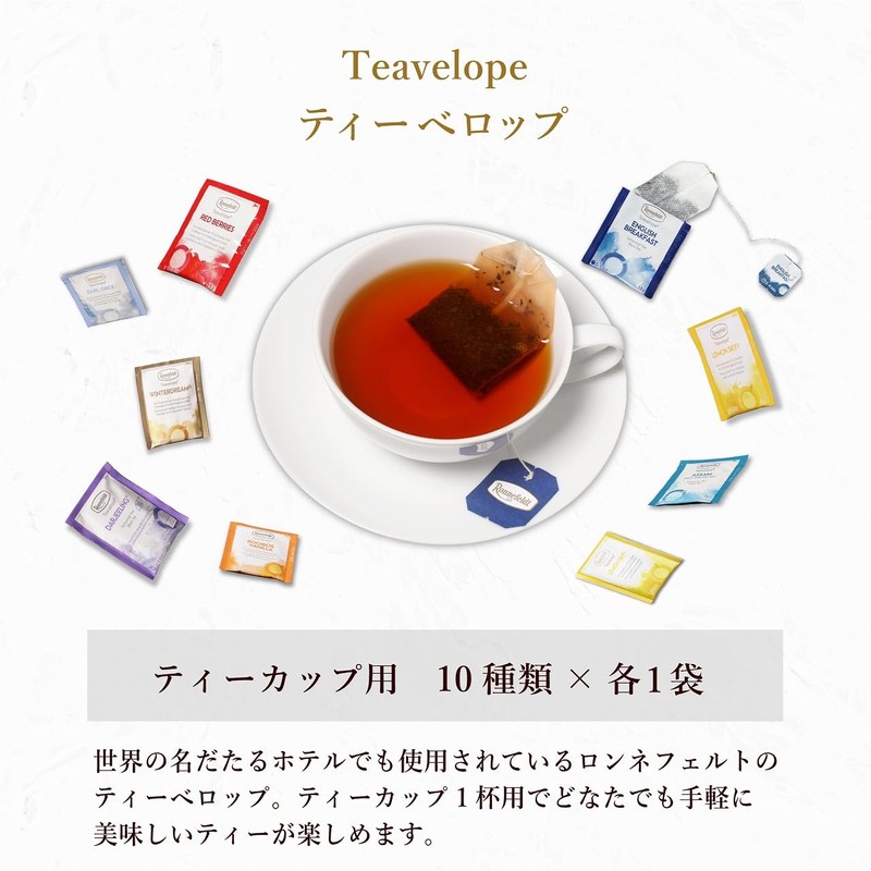 ロンネフェルト 紅茶 茶葉 ブランド 認定店 ギフト おしゃれ 高級 ティーバッグ 可愛い
