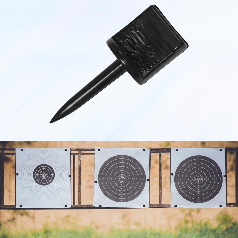 30Pcs Nylon Archery Target Pins,Reusable Black Target Nails for Paper,EVA