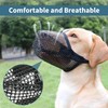Dog Muzzle with Rounded Mesh and Adjustable Loop, Adjustable Dog