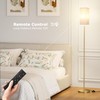 Ambimall 2 Packs Remote Control Floor Lamp, Stepless Dimmable, 64