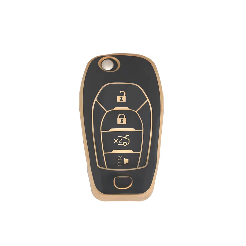 HEYEZQTY Flip 4 Button TPU Key Fob Cover Shell for
