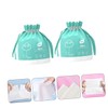 TOVINANNA 2rolls Cotton Soft Disposable Facial Towels Dual Wet Dry