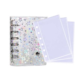 Mini 6 Refills, Mini 6 Holes, Personal Organizer, M6, Index, Seal Book, Release Paper, Transparent, Sticker Mount, Clear, Tricker (Pack of 10)