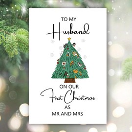 MEIXIAOVISNB58 Better Office Products Christmas Holiday Greeting Card Set, Card for Men, Husband, Boyfriend, Him,Happy Birthday, Premium 300gsm Cardstock