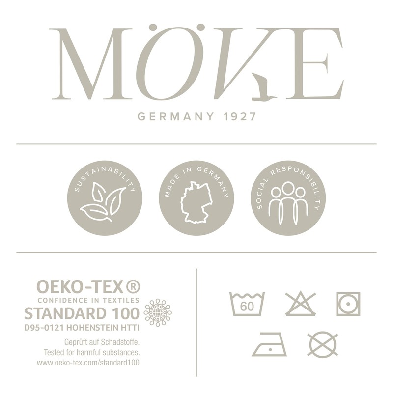 Möve Super Fluffy Guest Towel, 100% Cotton, Silver, 30 x