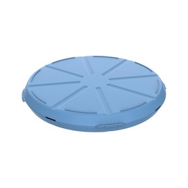 elastoreuse Practical pizza box 'ToGo' in transparent/black, brown, blue, green and red - transport your pizza stylishly and safely. Colour: transparent