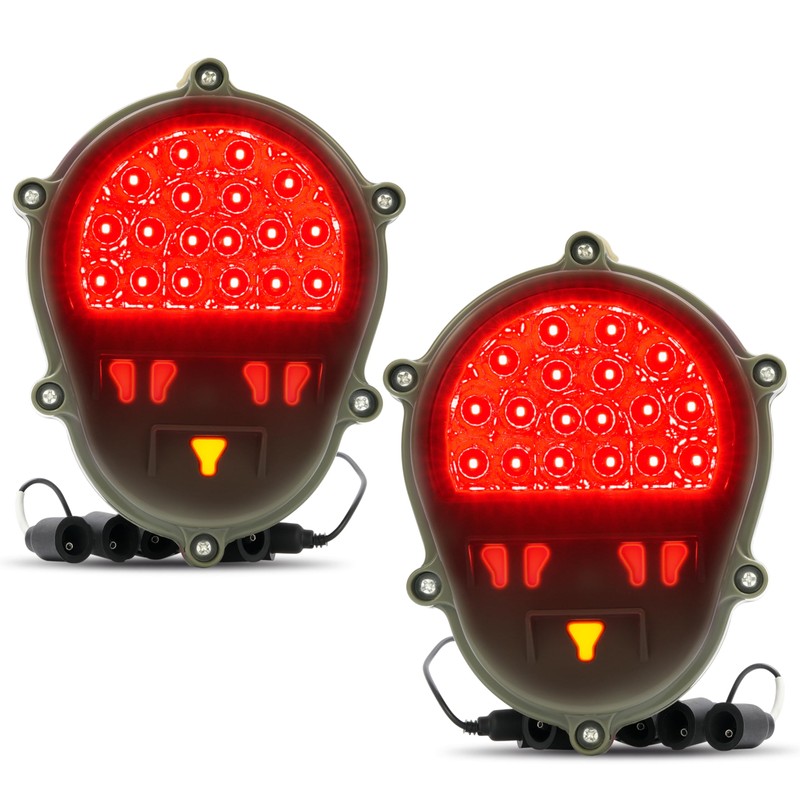HECASA LED Pair Brake Light [12V] Compatible with Humvee M35