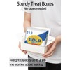 Happyhiram 50 Pcs Party Treat Boxes - White, 6 Inch